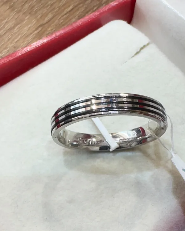 Silver-Toned_Grooved_Band_Ring_for_Men