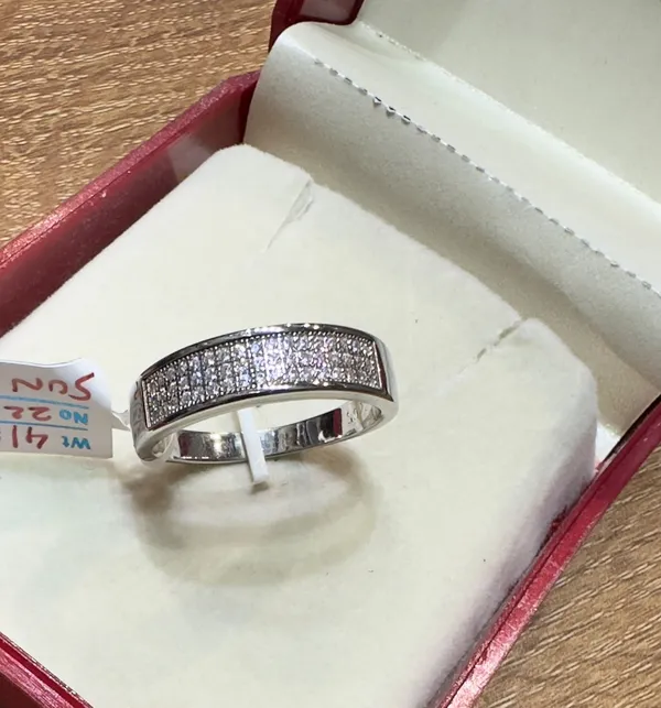 Silver-Tone_Pavé_Band_Ring_for_Women