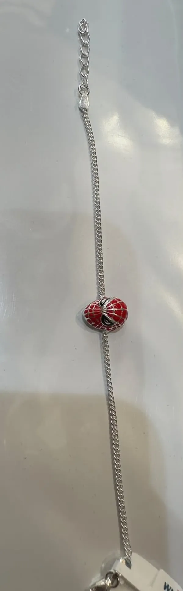 Silver-Tone_Red_Enamel_Chain_Bracelet_for_Women