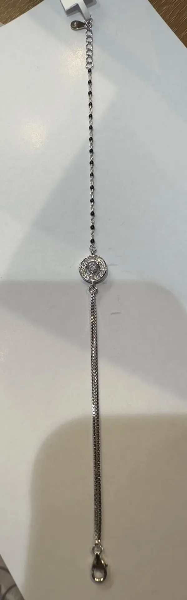 Silver-Toned_Black_Beaded_Pendant_Chain_Necklace_for_Women