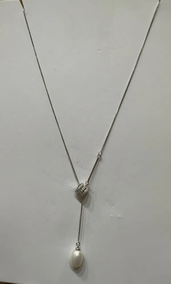 Silver-Tone_Pearl_Drop_Pendant_Necklace_for_Women