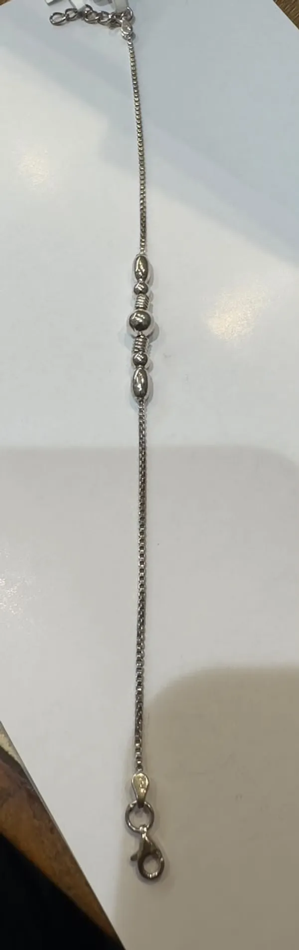 Silver-Tone_Beaded_Chain_Bracelet_for_Women