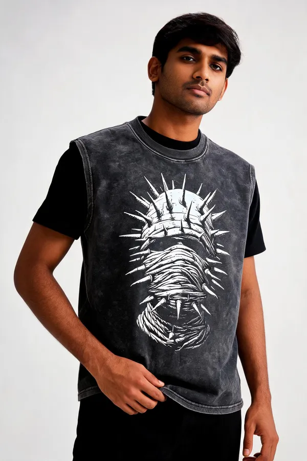 Black_Acid_Wash_Cotton_Sleeveless_Graphic_Tank_Top_For_Men