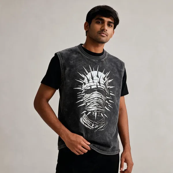 Black_Acid_Wash_Cotton_Sleeveless_Graphic_Tank_Top_For_Men