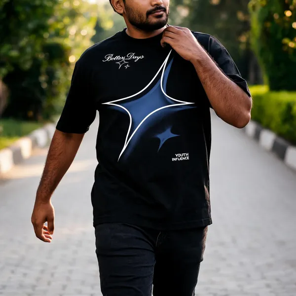 Black_Cotton_Oversized_Graphic_T-Shirt_For_Men