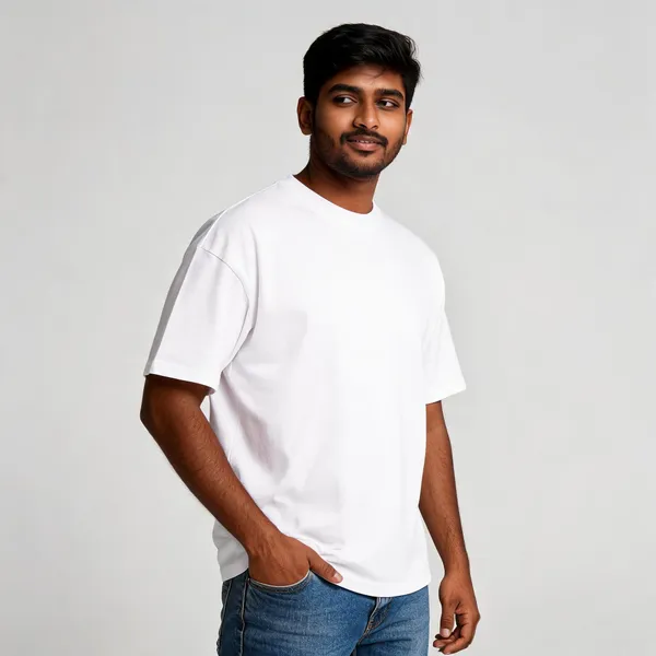 White_Cotton_Relaxed_Fit_Graphic_T-Shirt_For_Men
