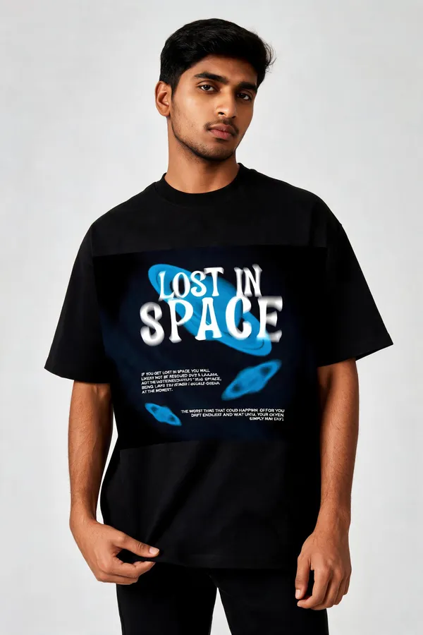 Black_Cotton_Oversized_Space_Graphic_T-Shirt_For_Men