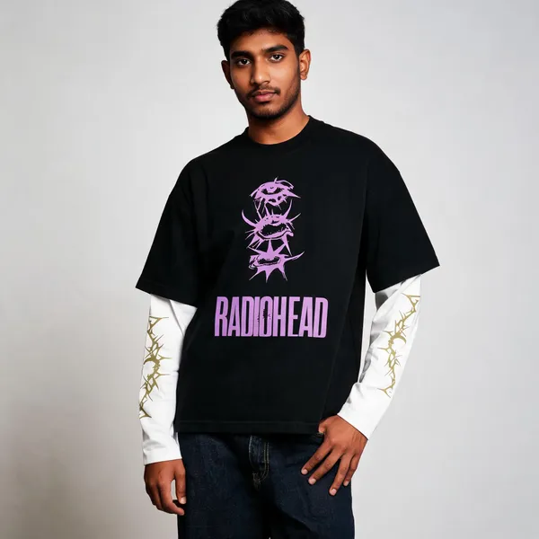 Black_&_White_Cotton_Layered_Oversized_Graphic_Tee_For_Men