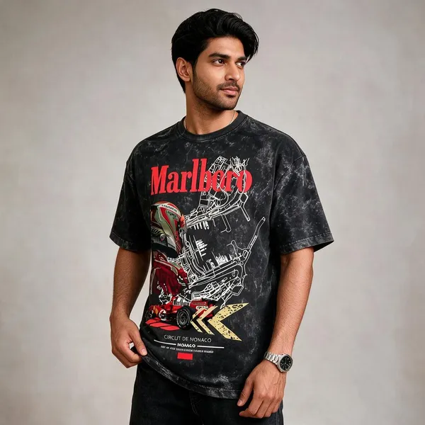 Black_Cotton_Acid_Wash_Motorsport_Graphic_T-Shirt_For_Men