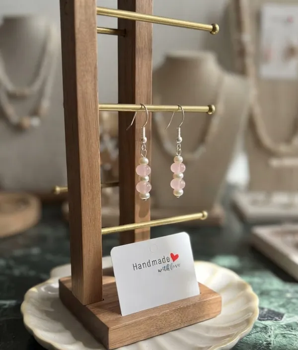 Cara_Handmade_Pink_Drop_Earrings