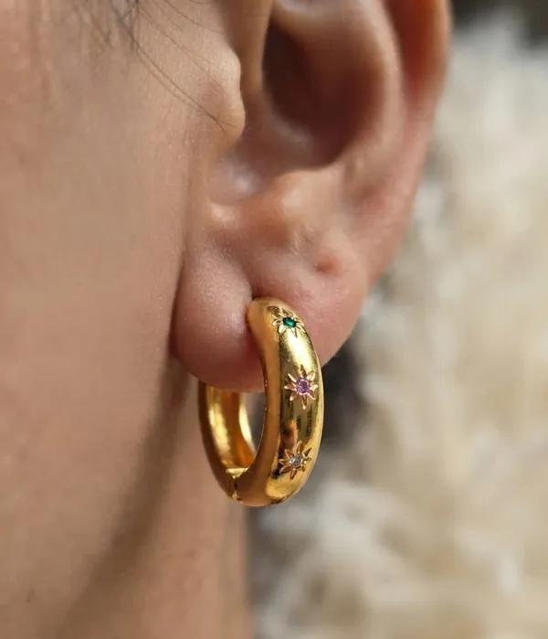 Anna_Multi_color_studded_Hoops