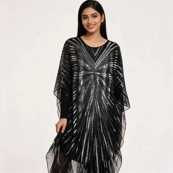 Black_Net_Kaftan_Dress_For_Women