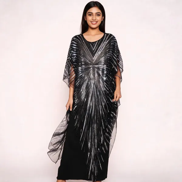 Black_Net_Kaftan_Dress_For_Women