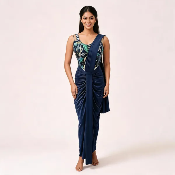 Navy_Blue_Lycra_Embellished_Draped_Gown_For_Women