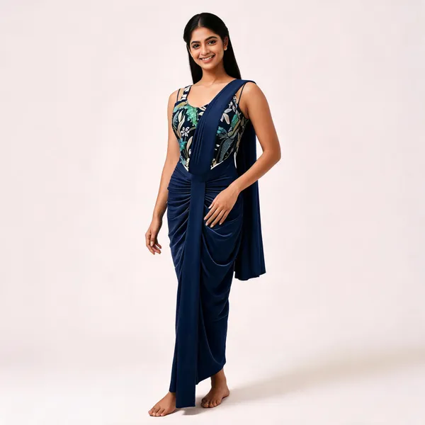 Navy_Blue_Lycra_Embellished_Draped_Gown_For_Women