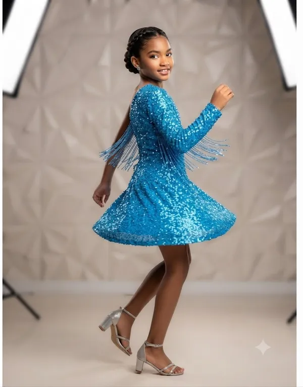 Blue_Net_Sequin_Bodycon_Dress_For_Women