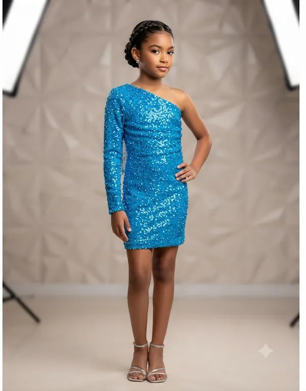 Blue_Net_Sequin_Bodycon_Dress_For_Women