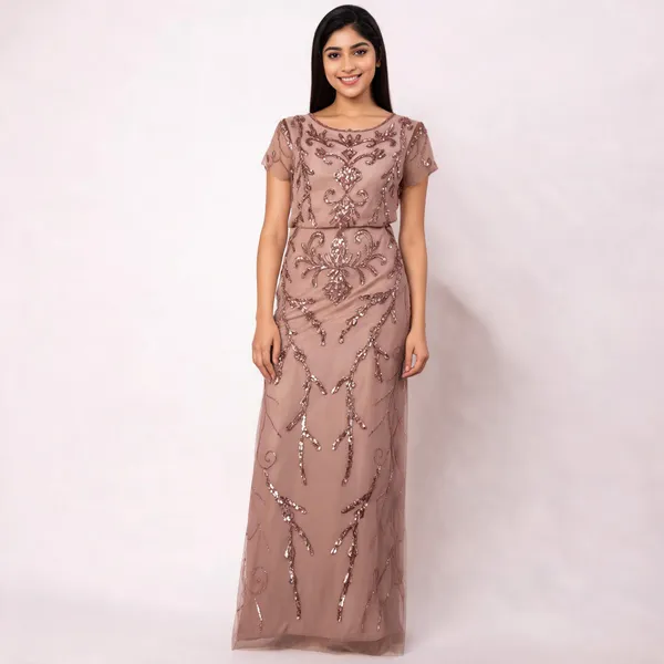 Mauve_Net_Sequin_Embellished_Straight_Maxi_Gown_For_Women