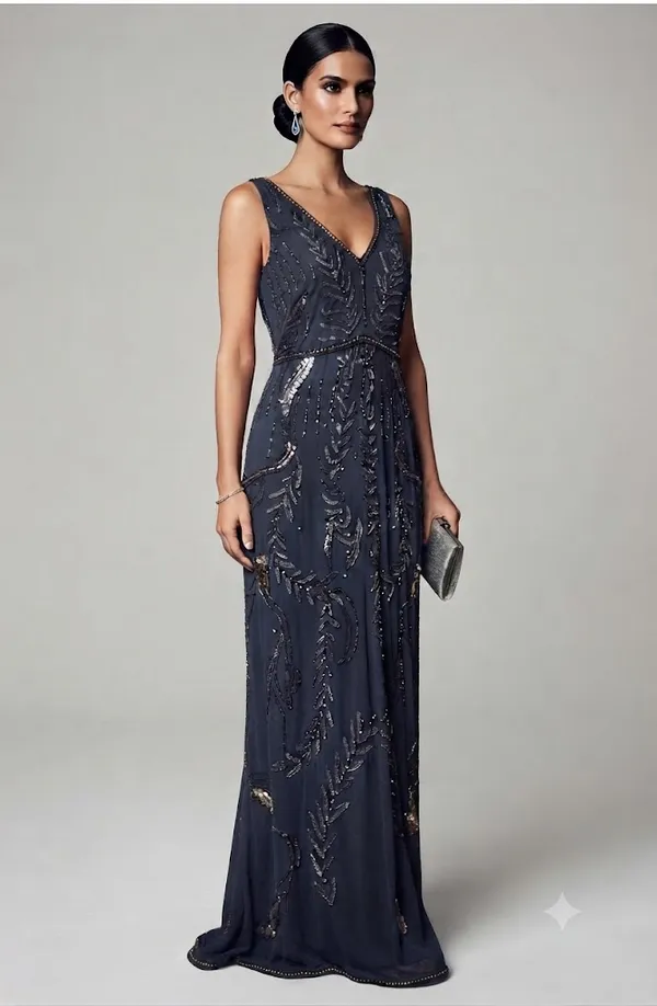 Navy_Georgette_Embellished_Sleeveless_Maxi_Dress_For_Women