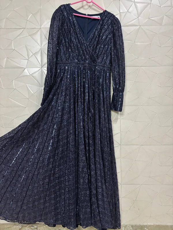 Navy_Shimmer_Flared_Maxi_Dress_for_Women