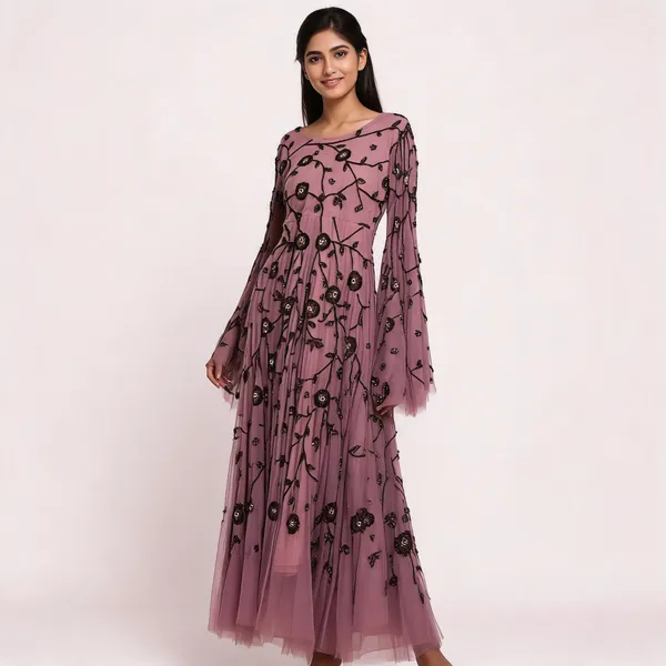 Mauve_Net_Floral_Embroidered_Flared_Gown_For_Women