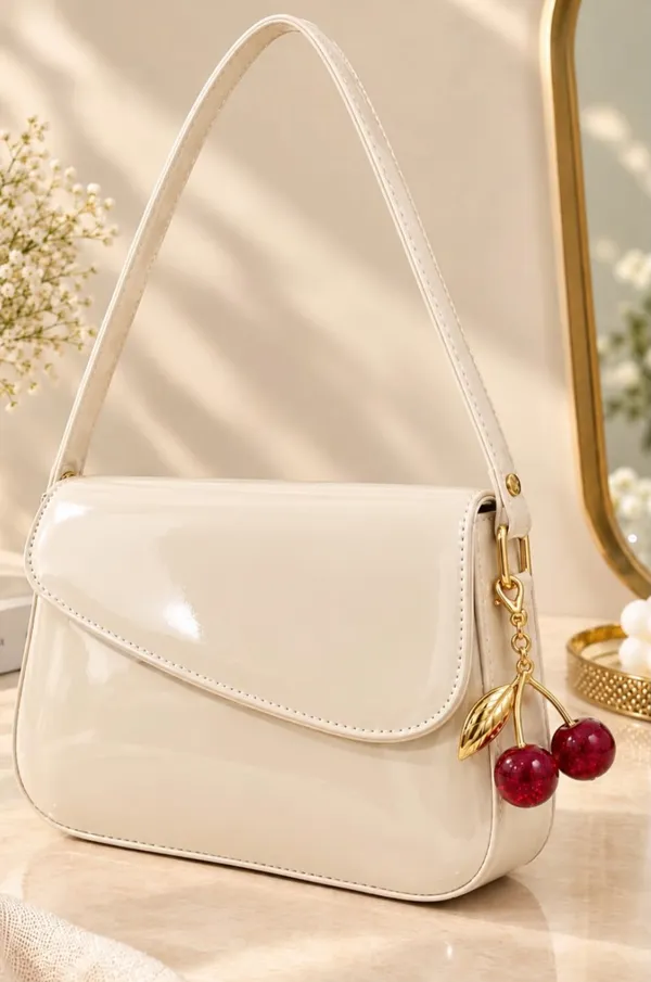 White_Glossy_Shoulder_Bag_for_Women