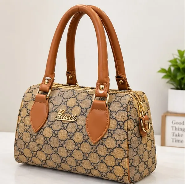 Brown_And_Grey_Synthetic_Leather_Handbag_for_Women