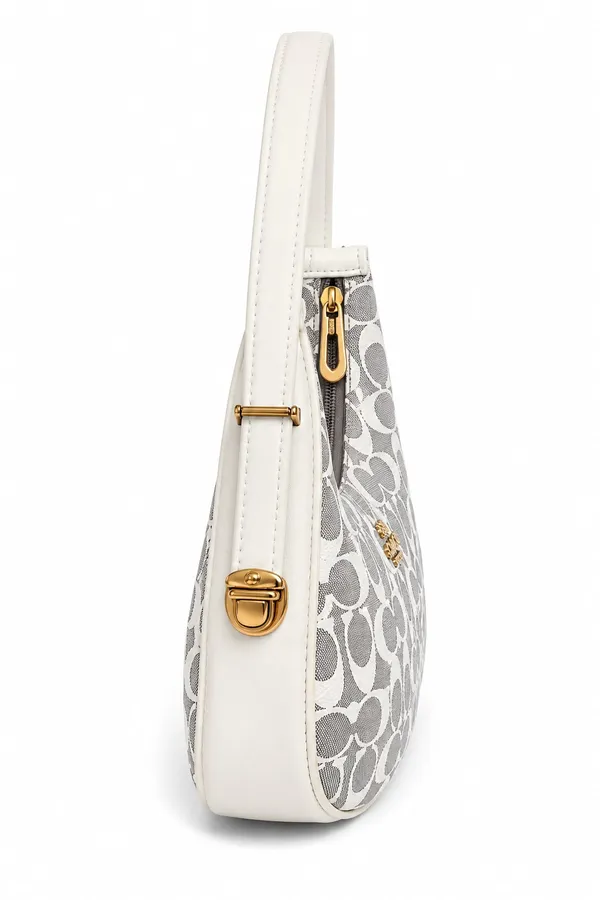 White_Monogram_Hobo_Shoulder_Bag_for_Women