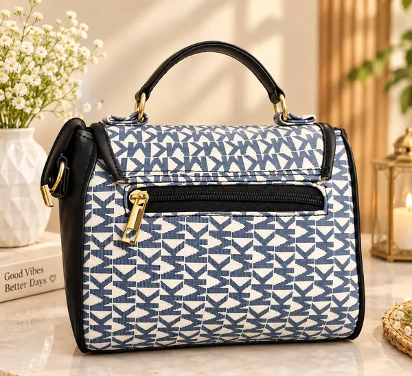 Blue_Printed_Canvas_Handbag_for_Women