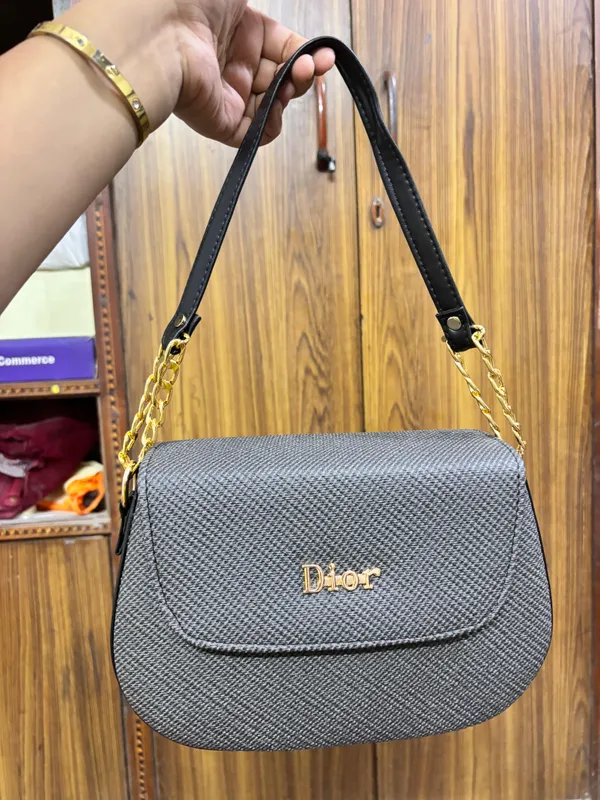 Grey_Fabric_Chain_Strap_Shoulder_Bag_for_Women