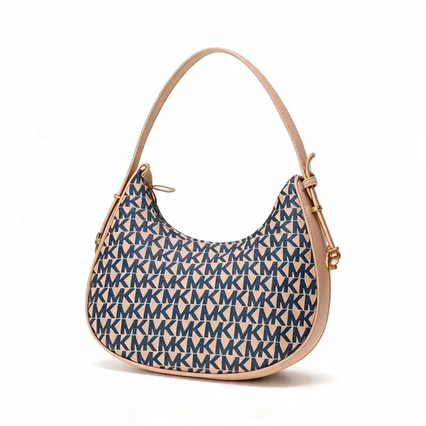 Beige_Pu_Leather_Printed_Crescent_Shoulder_Handbag_For_Women