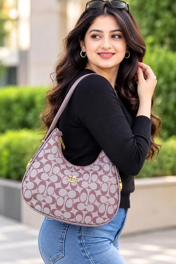 Coach_Grey_Patterned_Fabric_Hobo_Shoulder_Bag_for_Women