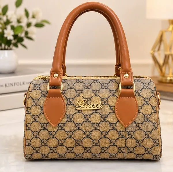 Brown_And_Grey_Synthetic_Leather_Handbag_for_Women