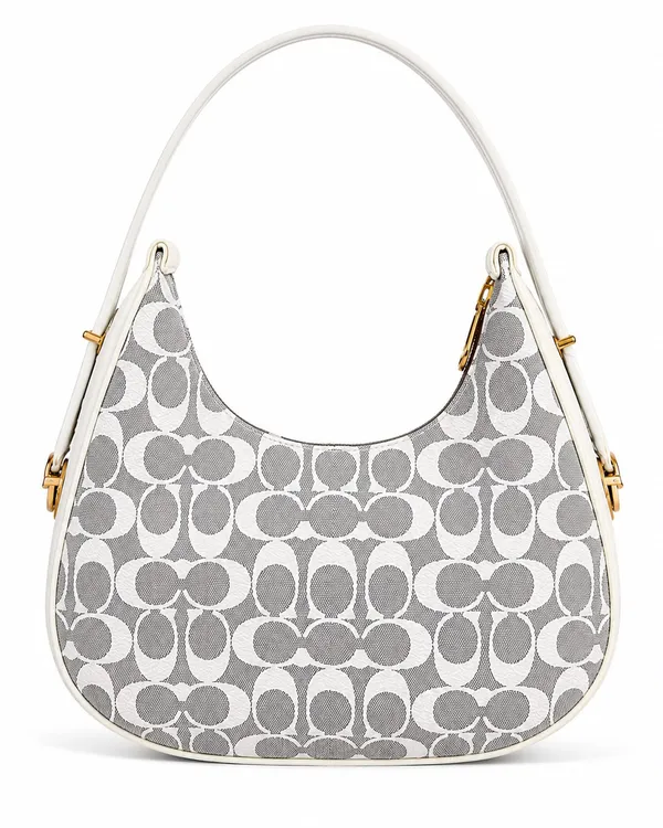White_Monogram_Hobo_Shoulder_Bag_for_Women