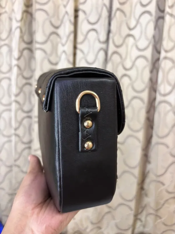 Black_Faux_Leather_Quilted_Shoulder_Bag_for_Women