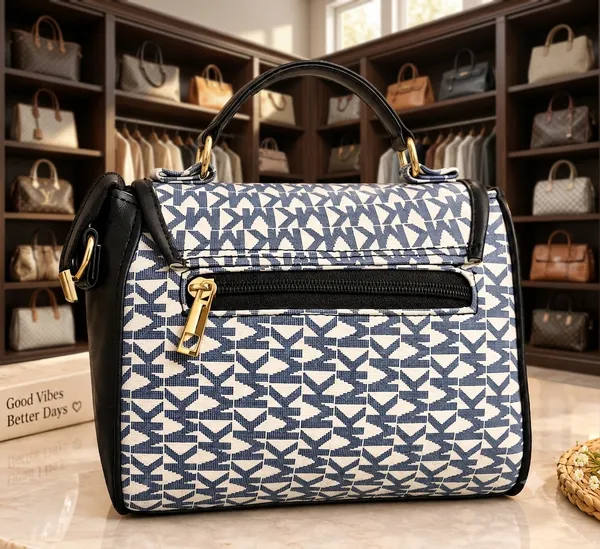 Blue_Printed_Canvas_Handbag_for_Women