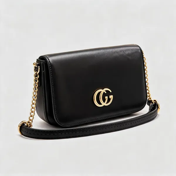 Black_Pu_Leather_Chain_Strap_Crossbody_Bag_For_Women