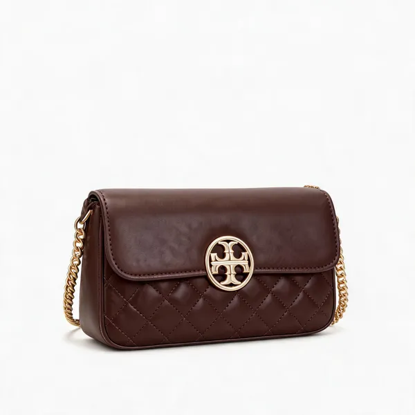 Brown_Faux_Leather_Quilted_Flap_Shoulder_Bag_For_Women