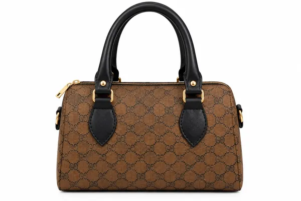 Brown_And_Grey_Synthetic_Leather_Handbag_for_Women