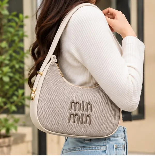 Beige_Textured_Fabric_Shoulder_Bag_for_Women