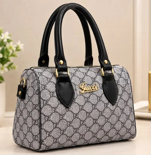 Brown_And_Grey_Synthetic_Leather_Handbag_for_Women