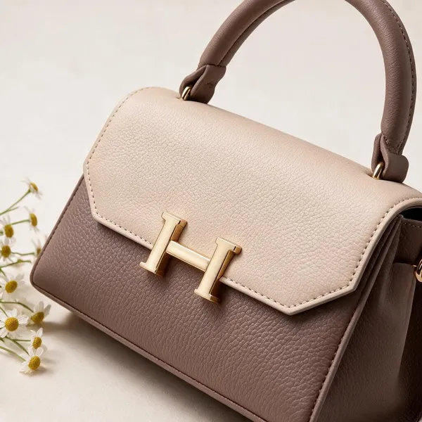 Brown_Pu_Leather_Textured_Flap_Structured_Handbag_For_Women