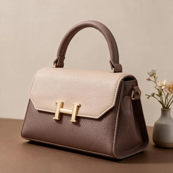 Brown_Pu_Leather_Textured_Flap_Structured_Handbag_For_Women