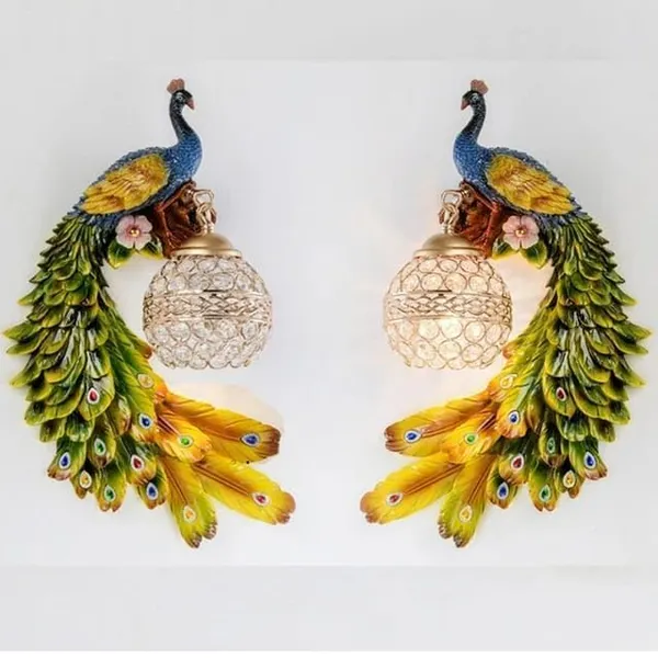 Wall_Mounted_Resin_Peacock_Night_Lamp