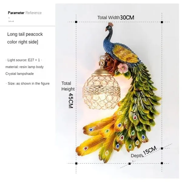 Wall_Mounted_Resin_Peacock_Night_Lamp