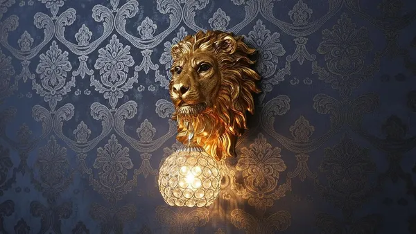 Lion_Head_Wall_Lamp