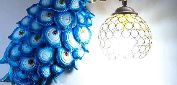 Resin_Peacock_Wall_Sconce_With_Led_Lamp