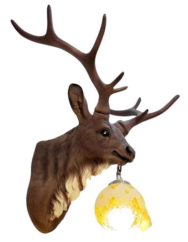 Wall_Mounted_Deer_Head_Sconce_Light