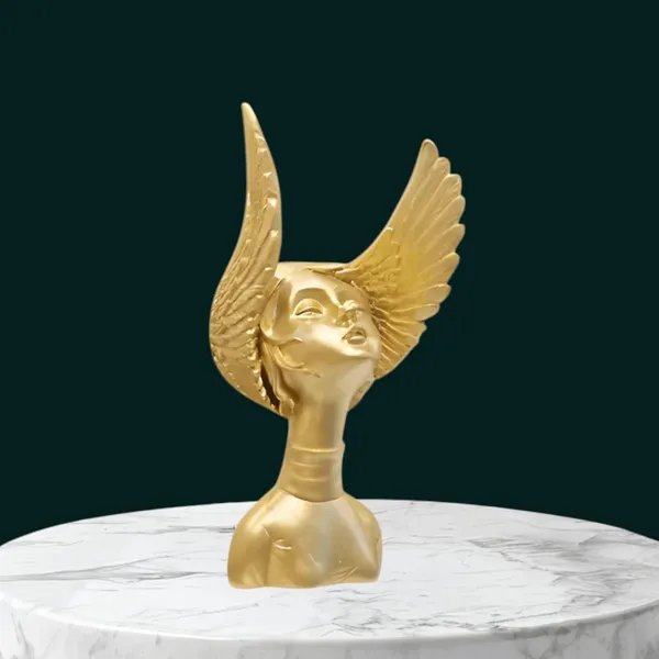 Angel_Head_Wings_Resin_Sculpture
