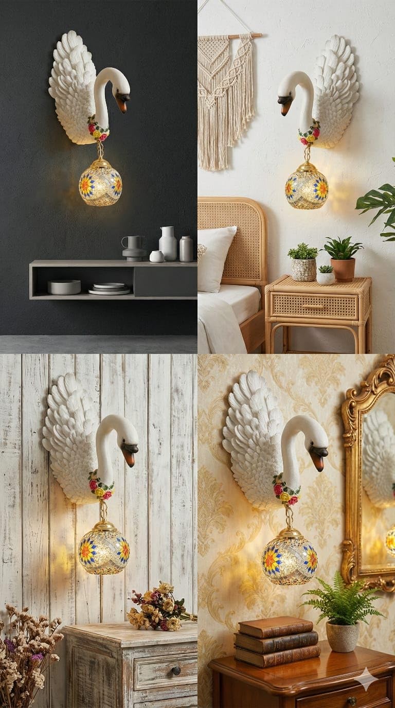 Swan_Feather_Wall_Sconce_Lamp